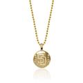 Women's Alex Woo San Diego Padres 14k Yellow Gold Disc Necklace