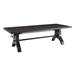"Genuine 96"" Crank Height Adjustable Rectangle Dining & Conference Table in Black - East End Imports EEI-3147-BLK"