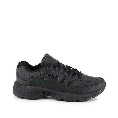 Fila Men's M Memory Workshift Slip Resistant Work Shoe Work Safety Shoes - Black Size 12M