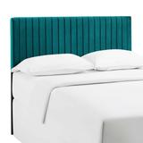 Keira Full / Queen Performance Velvet Headboard - East End Imports MOD-6095-TEA