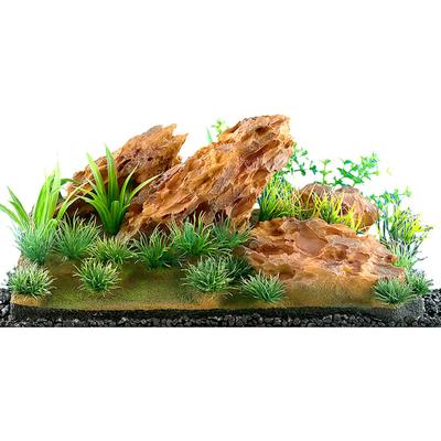Penn Plax Natural Rock, 8" L X 13.75" W