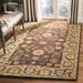 Brown/Yellow 60 x 0.63 in Area Rug - Charlton Home® Tingley Oriental Handmade Tufted Wool Brown/Gold Area Rug Wool | 60 W x 0.63 D in | Wayfair