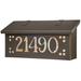 Pasadena Wall Mounted Mailbox Brass in Brown America's Finest Lighting Company | 8.25 H x 16.5 W x 5.63 D in | Wayfair AF-22-HNBZGI