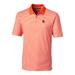 Men's Cutter & Buck Orange Detroit Tigers Big Tall Forge Tonal Stripe Polo