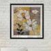 Fleur De Lis Living June's Blooms II - Picture Frame Print on Paper in Gray/Yellow | 34.5 H x 34.5 W x 1.5 D in | Wayfair