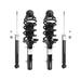 1998-2010 Volkswagen Beetle Front and Rear Suspension Strut and Shock Absorber Assembly Kit - Unity 4-11100-257010-001