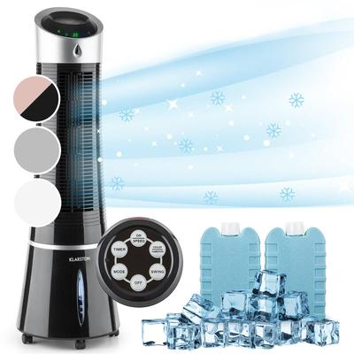 Rafraichisseur d'Air Mobile 5 en 1, Refroidisseur d'Air par Evaporation avec Humidificateur,