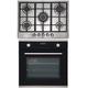 SIA 60cm Black Touch Control Fan Oven And Stainless Steel 70cm 5 Burner Gas Hob