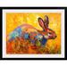 August Grove® Forest Rabbit II by Marion Rose Painting Print on Wrapped Canvas Canvas/Paper | 18 H x 24 W x 1.5 D in | Wayfair