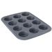 BergHOFF International Gem 12 Cup Non-Stick Muffin Pan Steel in Gray | 1.6 H x 13.8 W in | Wayfair 3990006