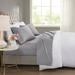 Beautyrest 600 Thread Count Cooling Cotton Blend 4-Piece Sheet Set Cotton in Gray | Queen | Wayfair BR20-0995