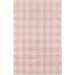 Pink/White 42 x 0.2 in Area Rug - Erin Gates by Momeni Marlborough Plaid Handmade Flatweave Wool Pink/Ivory Area Rug Wool | 42 W x 0.2 D in | Wayfair