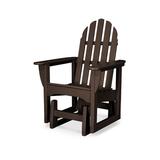 POLYWOOD® Plastic/Resin Adirondack Chair & Ottoman | 41.75 H x 28.5 W x 28.5 D in | Wayfair