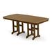 POLYWOOD® Traditional Garden 3 Piece Outdoor Dining Set Plastic in Gray/Brown | 29 H x 71.5 W x 37 D in | Wayfair