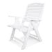 POLYWOOD® Nautical 5 Piece Dinig Set Plastic in Gray/White | 29 H x 37 W x 37 D in | Outdoor Furniture | Wayfair