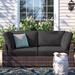 Latitude Run® Larrissa Indoor/Outdoor Cushion Cover Acrylic in Black | 6 H in | Wayfair 00FEA9B075674F7CA789274BA28DFEB9