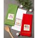 The Holiday Aisle® Asst Cozy Christmas Embellished 3 Piece Dish Cloth Set Cotton | Wayfair CAMZ10651