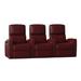 Winston Porter Flash HR Series Home Theater Row Seating (Row of 3) in Red | 43.75 H x 92.5 W x 38 D in | Wayfair 87B5CC7F31F44877A6A18C8C46B2082B