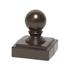 Whitehall Products Ball Finial in Brown | 4 W x 4 D in | Wayfair 15936