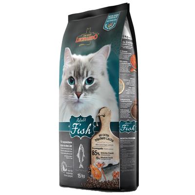 2 x 15kg Adult Fisch Leonardo getreidefreies Katzenfutter trocken