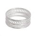 Attractive Form,'Patterned Sterling Silver Filigree Band Ring from Peru'