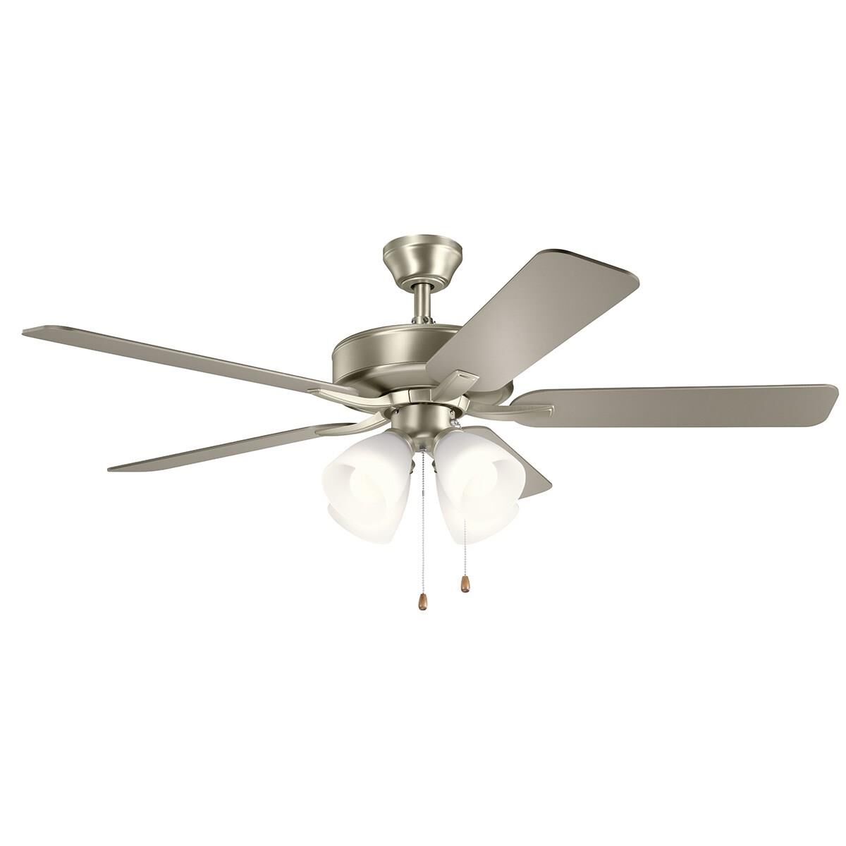Kichler Lighting Basics 52 Inch Ceiling Fan with Light Kit - 330016NI
