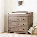 South Shore Angel Changing Table Dresser Wood in Brown | 38.75 H x 45.75 W x 19.5 D in | Wayfair 12547