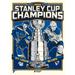Phenom Gallery St. Louis Blues 2019 Stanley Cup Champions Limited Edition 18'' x 24'' Serigraph Poster Art Print