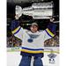 Jordan Binnington St. Louis Blues Unsigned 2019 Stanley Cup Champions Raising Photograph