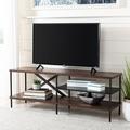 Gracie Oaks Bluxome TV Stand for TVs up to 60" Wood in Brown | 19.7 H in | Wayfair 59EBA083435D44EDBE6DD1FA3EA7DD8A