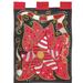 Dicksons Inc Poinsettia 2-Sided Polyester 18 x 13 in. Garden Flag in Black/Red | 18 H x 13 W in | Wayfair M011054
