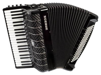 Hohner Mattia IV 120 BK white Buttons