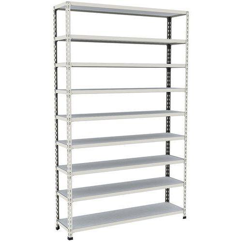 rayonnage d'archives rapid 2 1980x1220x305 9 tab metal gris