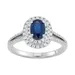 Simply Vera Vera Wang 14k White Gold Sapphire & 1/4 Carat T.W. Diamond Ring, Women's, Size: 8