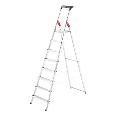 Hailo Alu-Stehleiter »L60 StandardLine« 8 Stufen silber