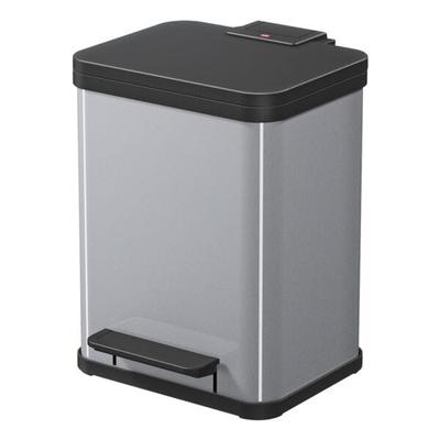 Hailo Mülleimer »Öko uno Plus M« Stahlblech 17 Liter silber, 32x43x33 cm