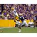 Odell Beckham Jr LSU Tigers Unsigned Horizontal Catch vs. Washington Photograph