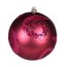 Vickerman 596692 - 4" Berry Red Matte Sequin Ball Christmas Tree Ornament (4 pack) (N191721D)