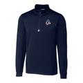 Men's Cutter & Buck Navy Baltimore Orioles Stars Stripes Traverse Half-Zip Pullover Jacket