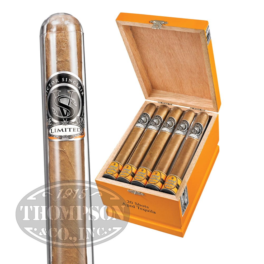 Victor Sinclair Shots Tequila Connecticut Tubos (Tube) - Box of 20