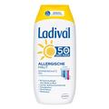 Ladival Allergische Haut Sonnenschutz Gel LSF 50+ – Parfümfreies Sonnengel für Allergiker – ohne Farb- und Konservierungsstoffe, wasserfest – 1 x 200 ml (1er Pack)