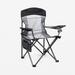Alpha Camp Mesh Folding Camping Chair Metal in Gray/Black | 40.55 H x 37 W x 22 D in | Wayfair E01CC010100202