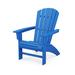 Trex Outdoor Yacht Club Curveback Adirondack Chair in Blue | 40.5 H x 31.25 W x 34.38 D in | Wayfair TXAD610PB