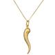 Citerna 9 ct Yellow Gold Horn of Plenty Pendant with 46 cm Trace Chain