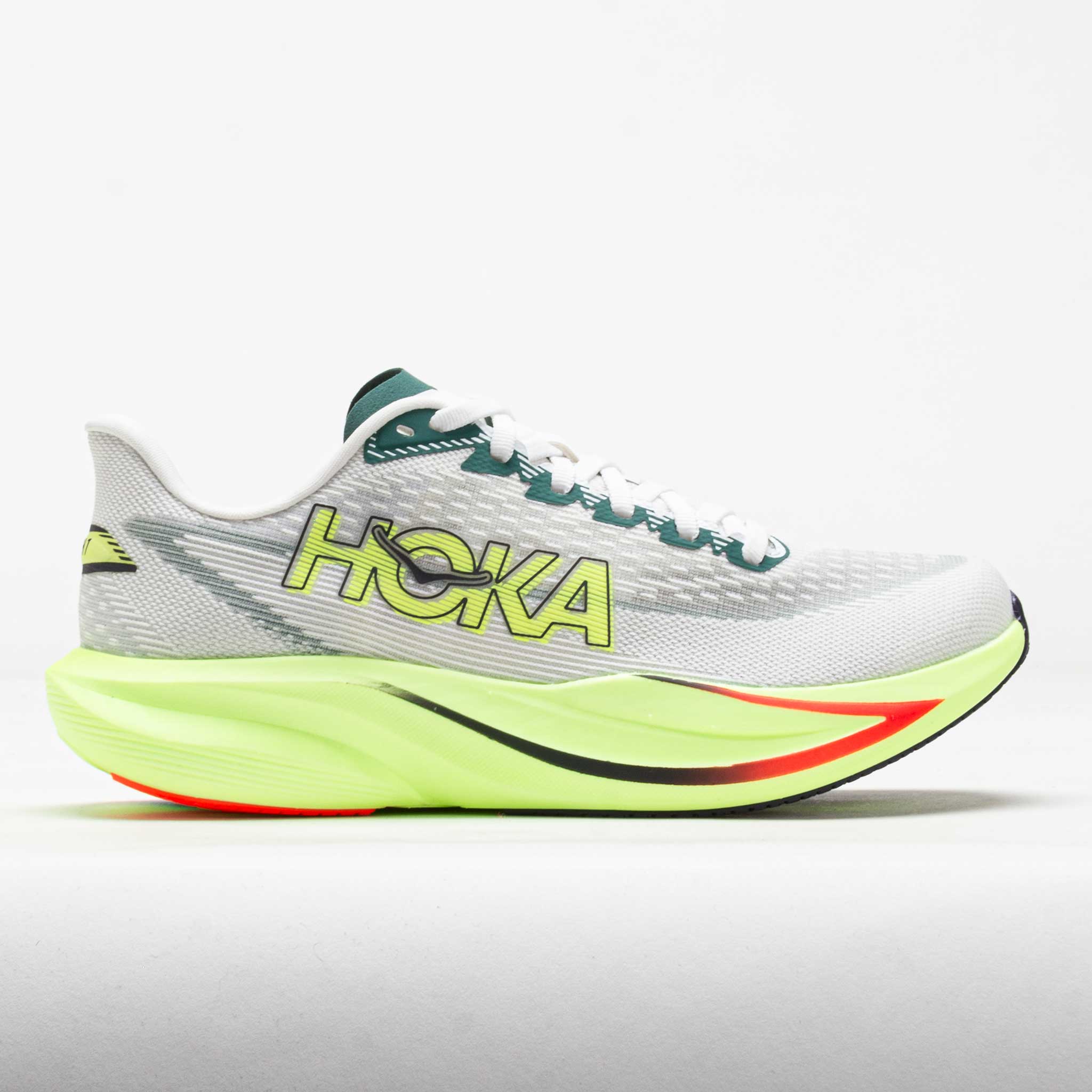 HOKA Mach 7 Women's Running Shoes Frost/Neon Yuzu