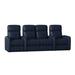 Latitude Run® Home Theater Row Seating (Row of 4) Microfiber/Microsuede in Blue | 44 H x 112 W x 39 D in | Wayfair 4CF52278147B4D5CB230CD4BF7047D44