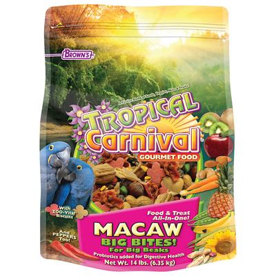 Brown's Tropical Carnival Gourmet Macaw Food