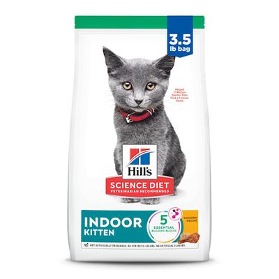 Hill's Science Diet Indoor Chicken Recipe Dry Kitten Food, 3.5 lbs.