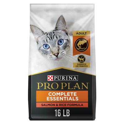 Purina Pro Plan High Protein with Probiotics Salmon & Rice Formula Dry Cat Food, 16 lbs.
