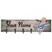 Los Angeles Dodgers 24" x 6" Personalized Mounted Coat Hanger